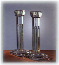 Metroplitan Candlesticks - Waterford Crystal from Sandifords